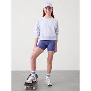 Athleta XL Girl Right Moves Stash 4" Bike ShortLAZULI BLUE  XL/14 X-Large